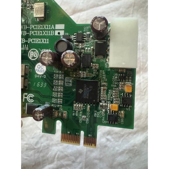 FWB-PCIE1X11B 3-port OHCI 1.2 Compliant IEEE 1394b to PCI Express x1 Host Card - Picture 4 of 7